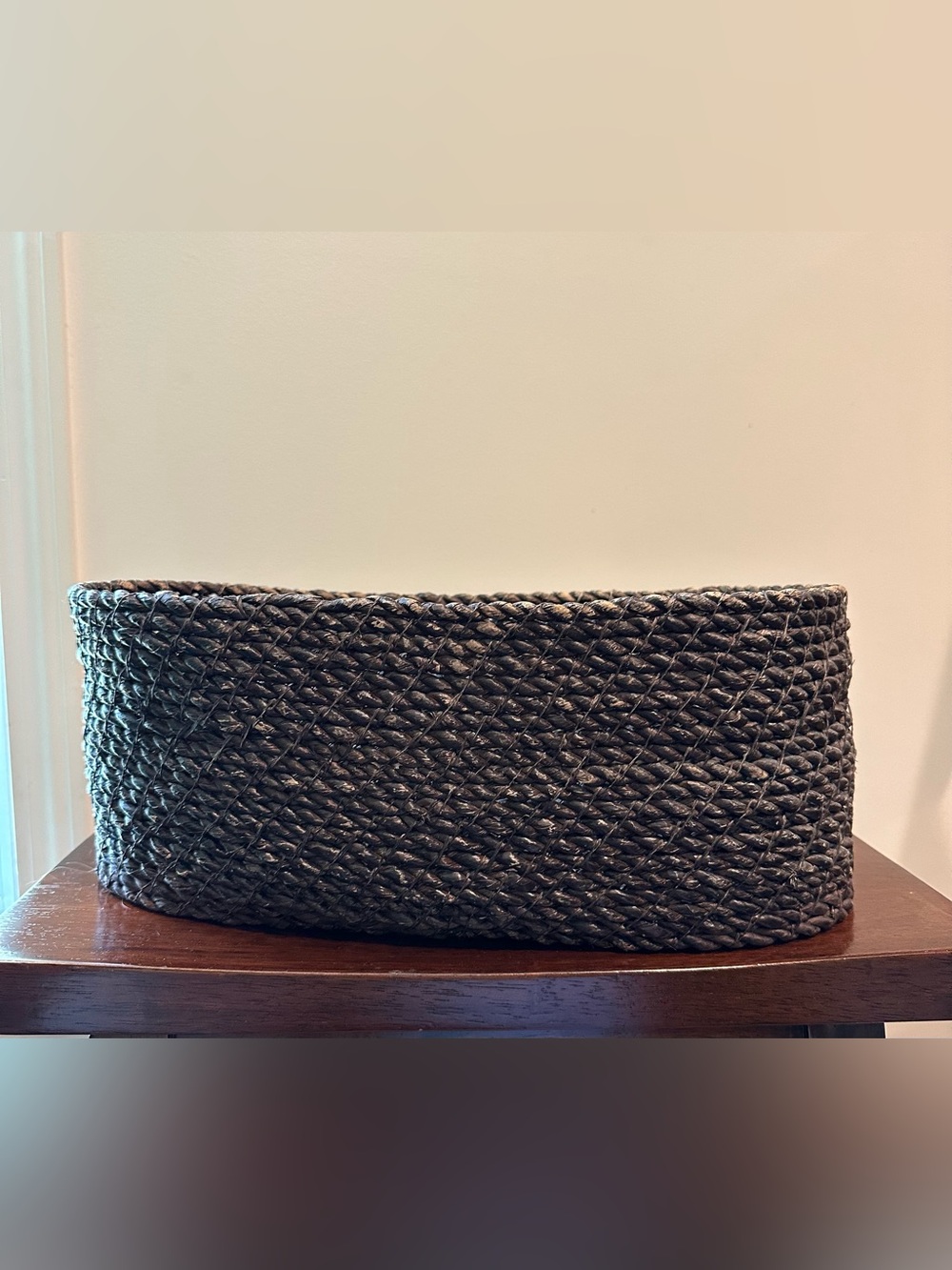 Woven basket • slightly flexible • natural material